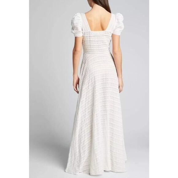 NWT $795 Loveshackfancy Ivory Ryan Scalloped Embroidered Ball Gown Dress… - Picture 10 of 16